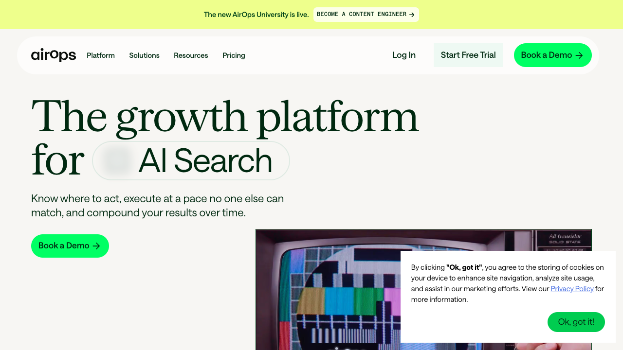 AirOps product screenshot