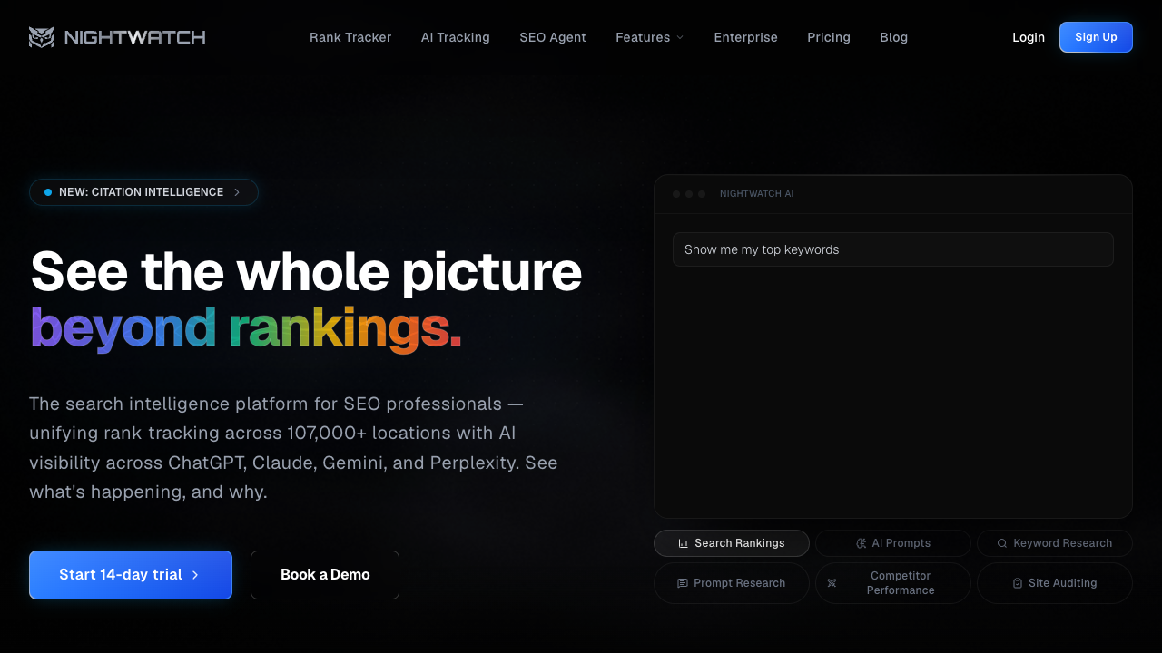 NightOwl product screenshot